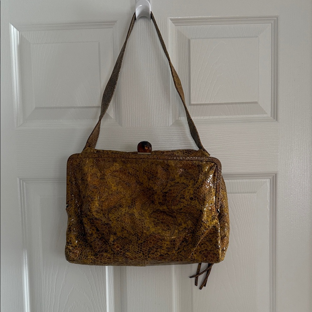 HOBO Textured Tan Shoulder Bag